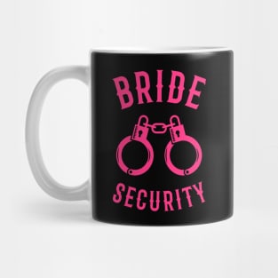 Bride Security – Handcuffs (Hen Party / Neonpink) Mug